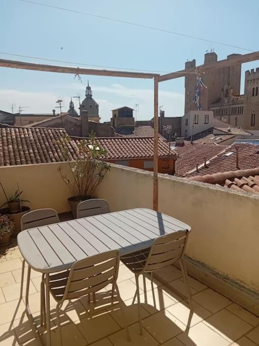 Studio Terrasse Vue Cathedrale Narbonne Eksteriør bilde